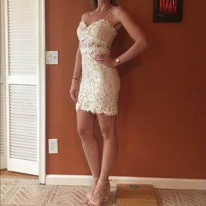 Sexy White Lace Dress- Only worn once!